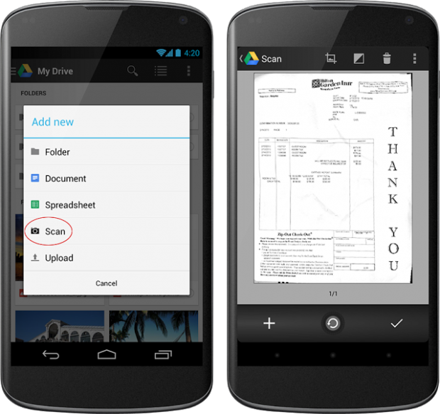 Google Drive Android nuevo UI