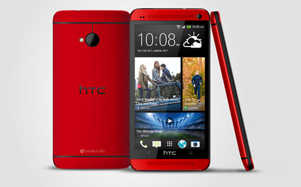 HTC One rojo