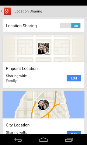Google+ localizaciones
