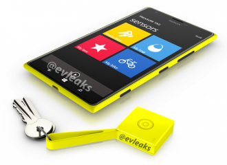 Nokia Lumia 1520 y Treasure Tag posan juntos en foto