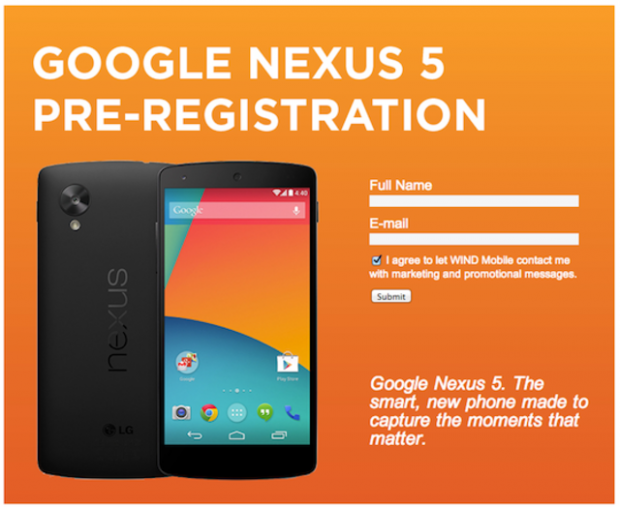 Nexus 5 windmobile