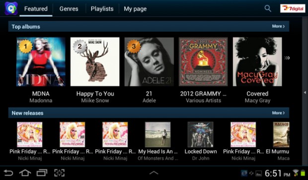 samsung music Hub