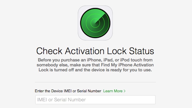 apple lock status