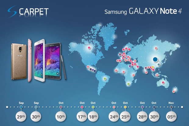 note 4 lanzamientos