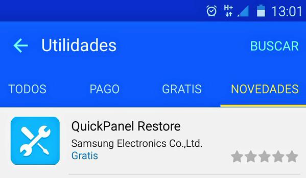 Samsung fix QuickPanel