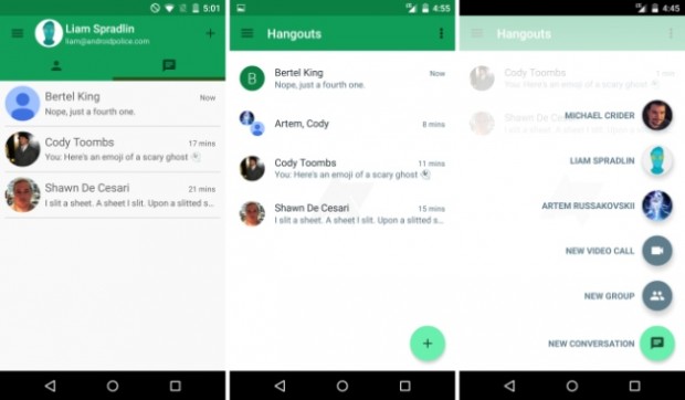 Hangouts 4.0 Android