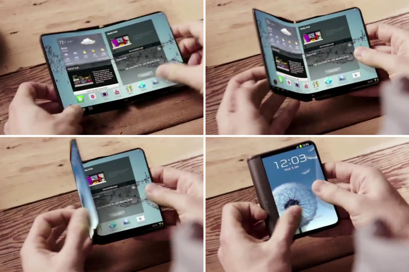 Samsung estaría desarrollando dos smartphones plegables diferentes