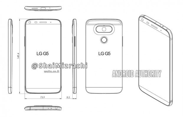 LG G5 diagrama