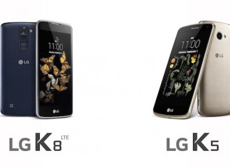 LG anuncia oficialmente al LG K5 y al LG K8