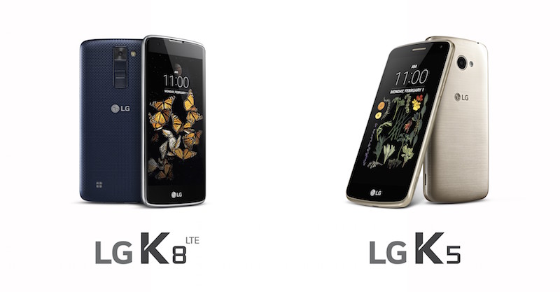 LG K8 LG K5