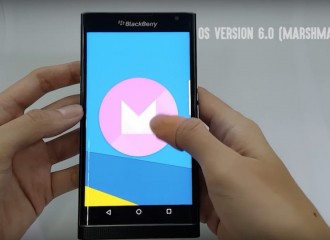 Android Marshmallow llegará al BlackBerry Priv a principios de mayo
