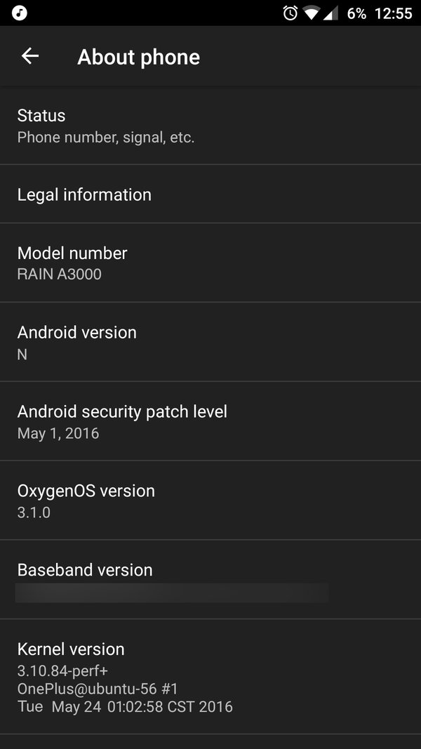 OnePlus 3 corriendo Android N