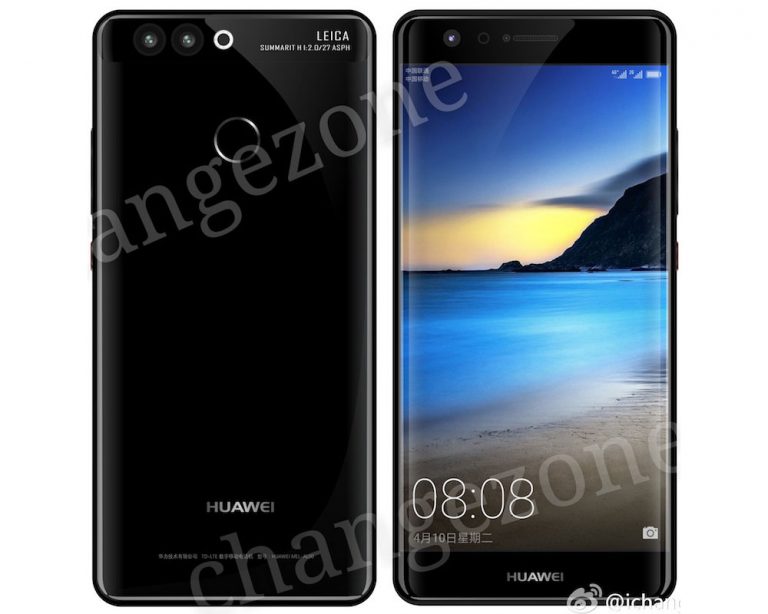 Huawei P10 con pantalla curva se filtra nuevamente, esta vez sin botón de inicio