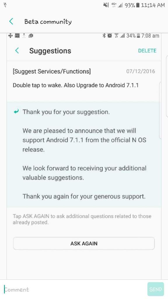 android 7.1.1 s7