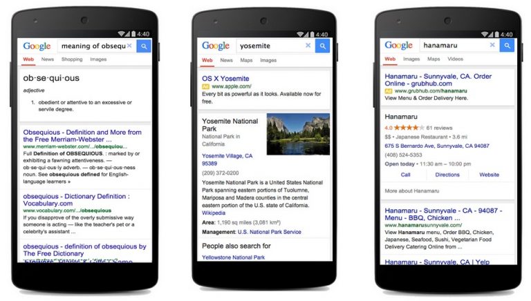 Google para Android guarda las búsquedas offline y las muestra cuando hay conexión
