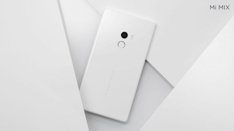 Xiaomi Mi Mix anunciado en color blanco en CES 2017
