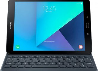 Este es el Samsung Galaxy Tab S3 con su teclado accesorio