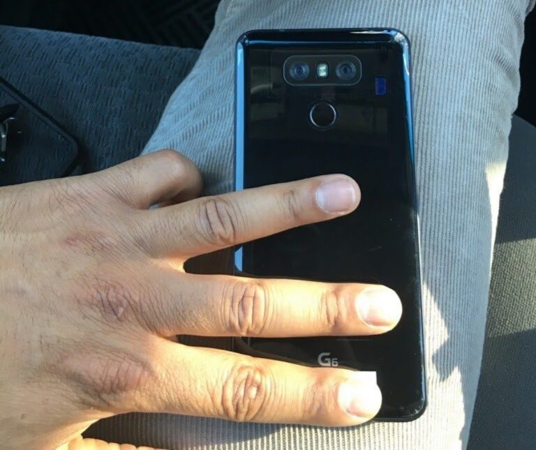 LG G6 se filtra en foto mostrando su parte posterior