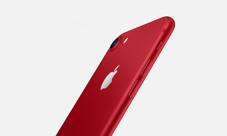 Apple anuncia al iPhone 7 y iPhone 7 Plus edición (RED)