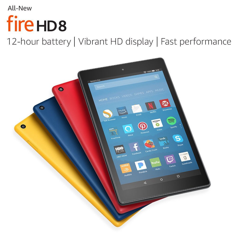 Amazon Fire HD 8 con especificaciones renovadas. 