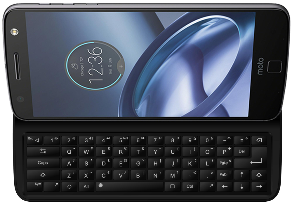 Moto Mod QWERTY teclado
