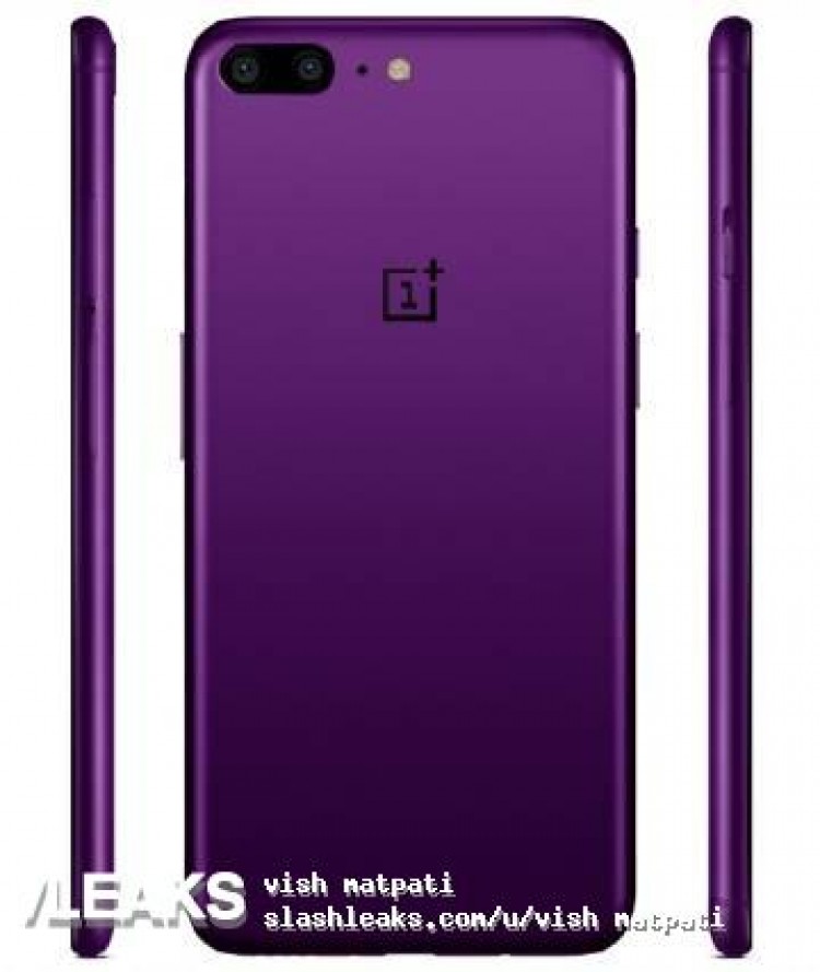 OnePlus 5 color violeta según SlashLeaks. 