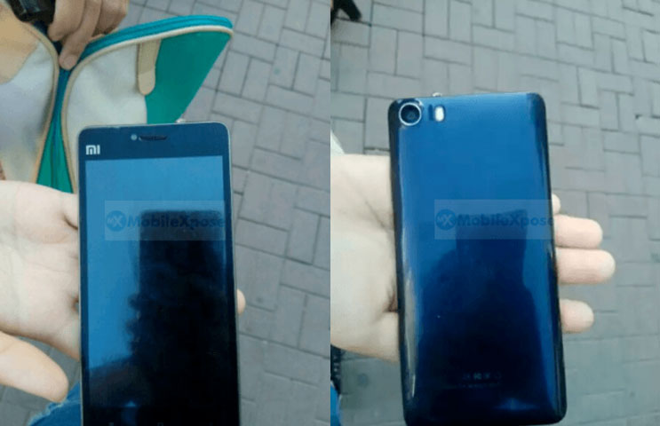 Frente y dorso del posible Xiaomi Redmi 5. 