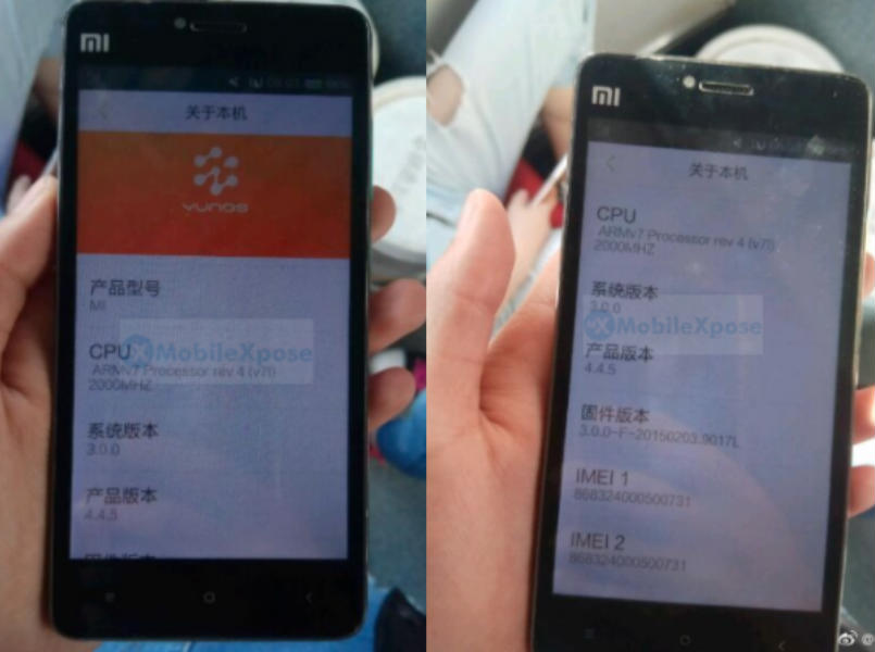 Imágenes de la interfaz del posible Xiaomi Redmi 5.