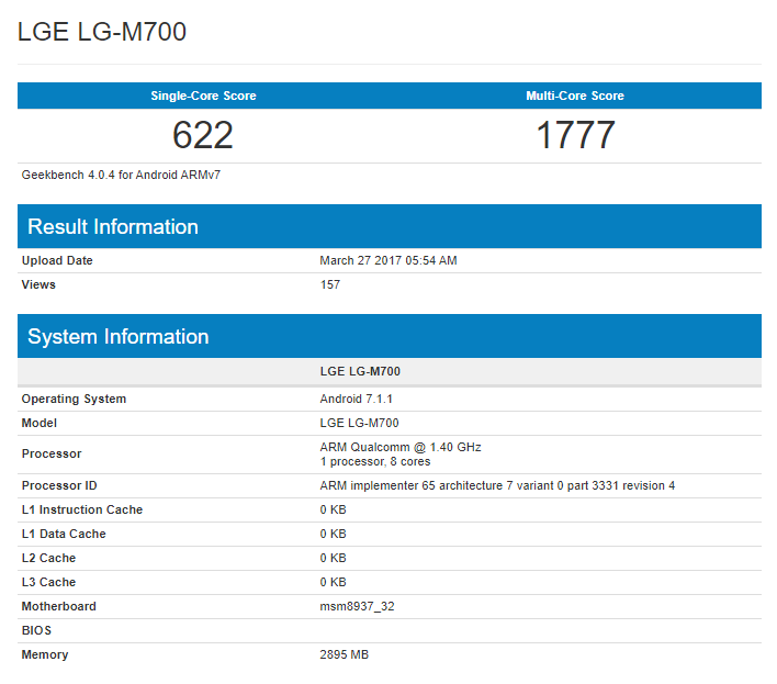 Especificaciones del LG Q6 filtradas en la certificación de la FCC. 