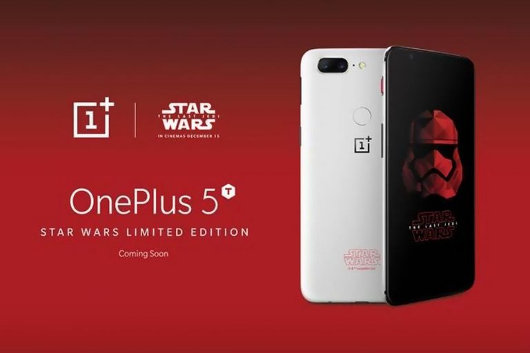 OnePlus 5T tendrá una variante de edición limitada con tema Star Wars en conmemoración por la nueva película