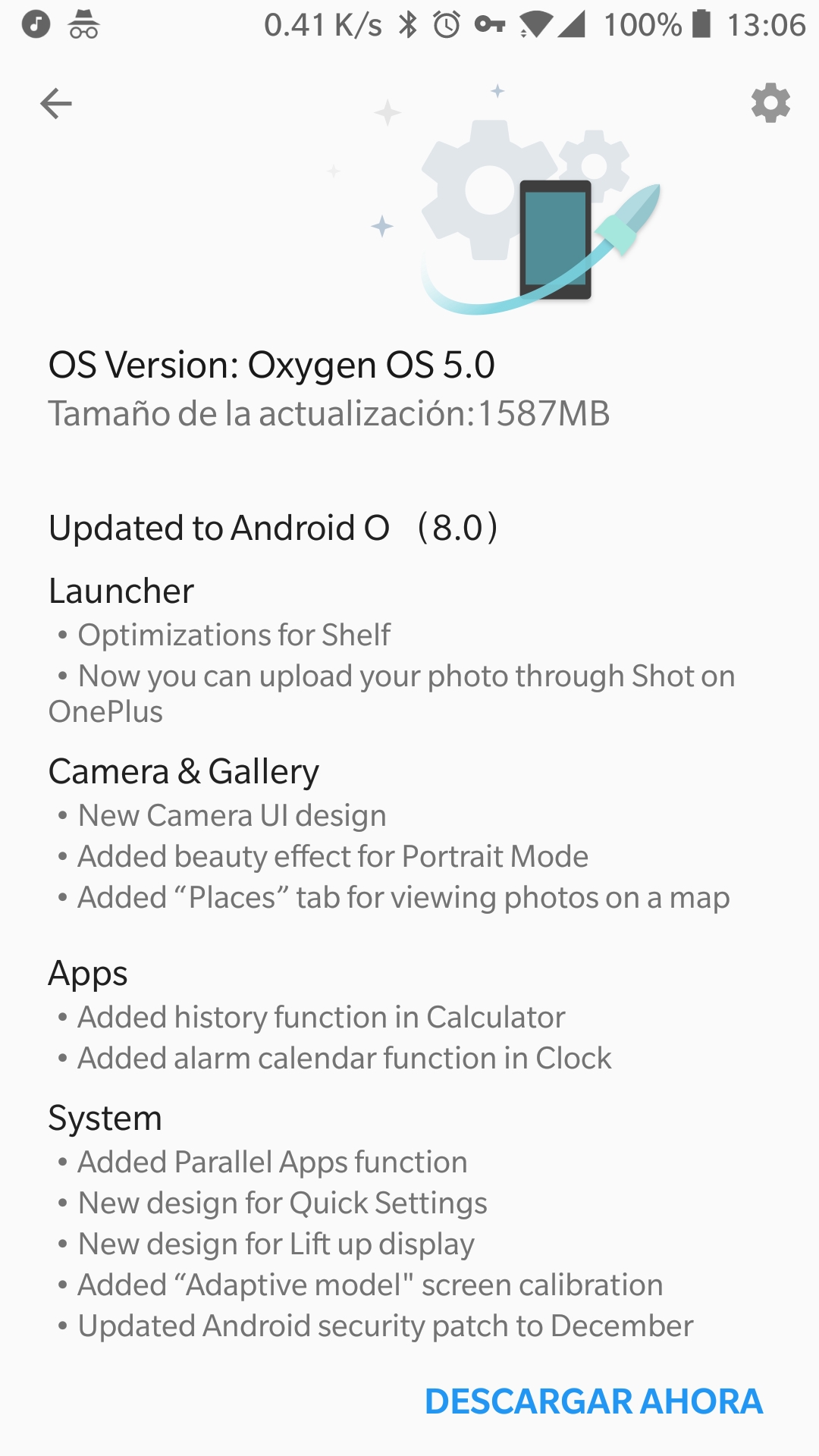 OnePlus 5 recibe Android 8.0 Oreo