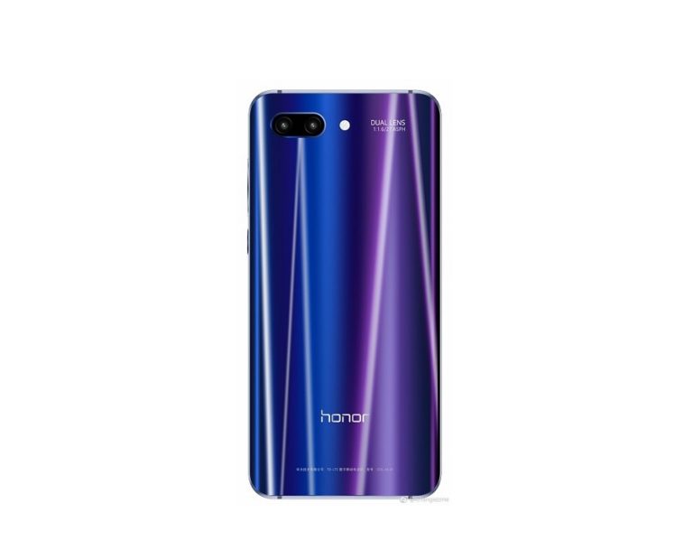 Huawei Honor 10: render dorsal filtrado y variante de color térmica