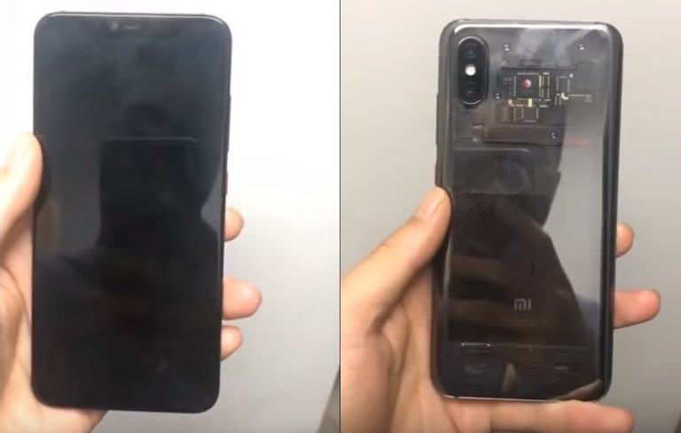 Video en vivo del Xiaomi Mi 8 lo muestra con carcasa trasera translúcida