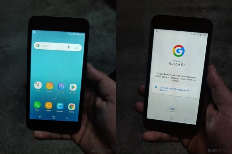 Certificación Wi-Fi y fotografías filtradas del Samsung con Android Go