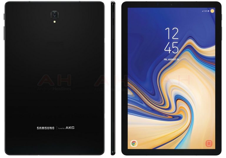 Nuevo render filtrado de la Samsung Galaxy Tab S4 revela montones de detalles