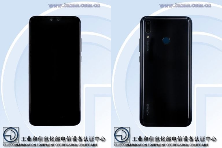 Huawei Y9 (2019) aparece en TENAA mostrando lo mejor de sí