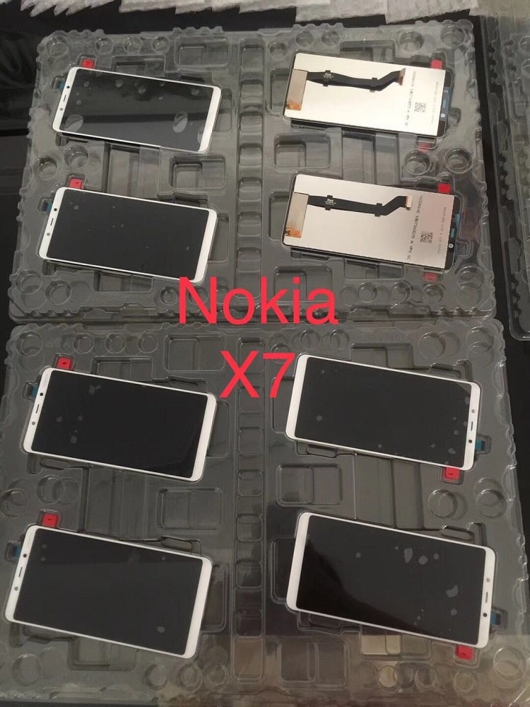 Fotografía filtrada del frente del prototipo del Nokia X7.