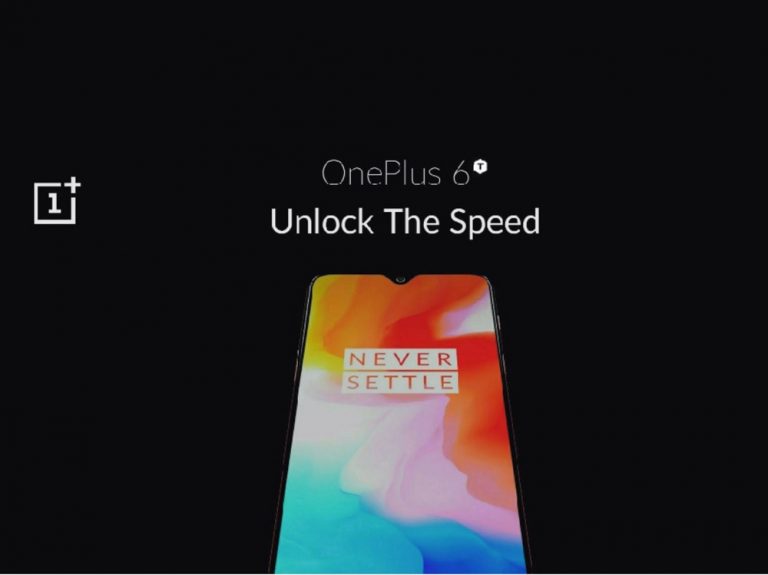 Así se vería el frente del OnePlus 6T según una publicidad filtrada