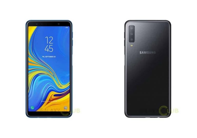 Foto y renders del Samsung Galaxy A7 (2018) con cámara triple