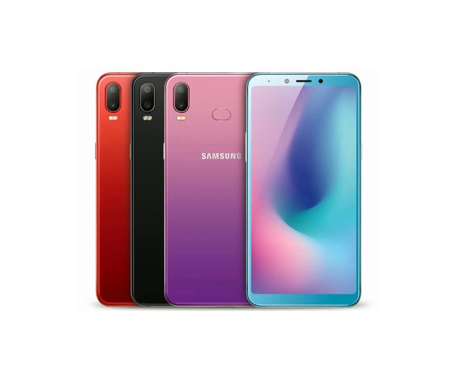Samsung anuncia el Samsung Galaxy A6s en cuatro colores diferentes.