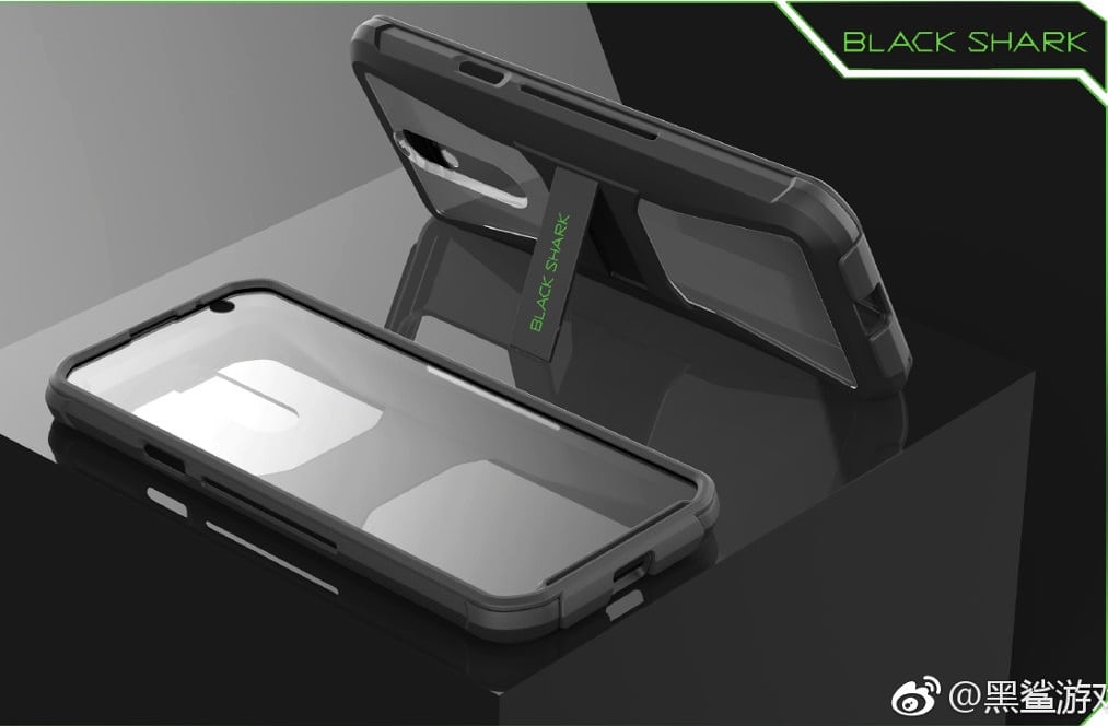 Xiaomi anuncia el Xiaomi Black Shark Helo Gaming Phone con carcasa de pie desplegable.