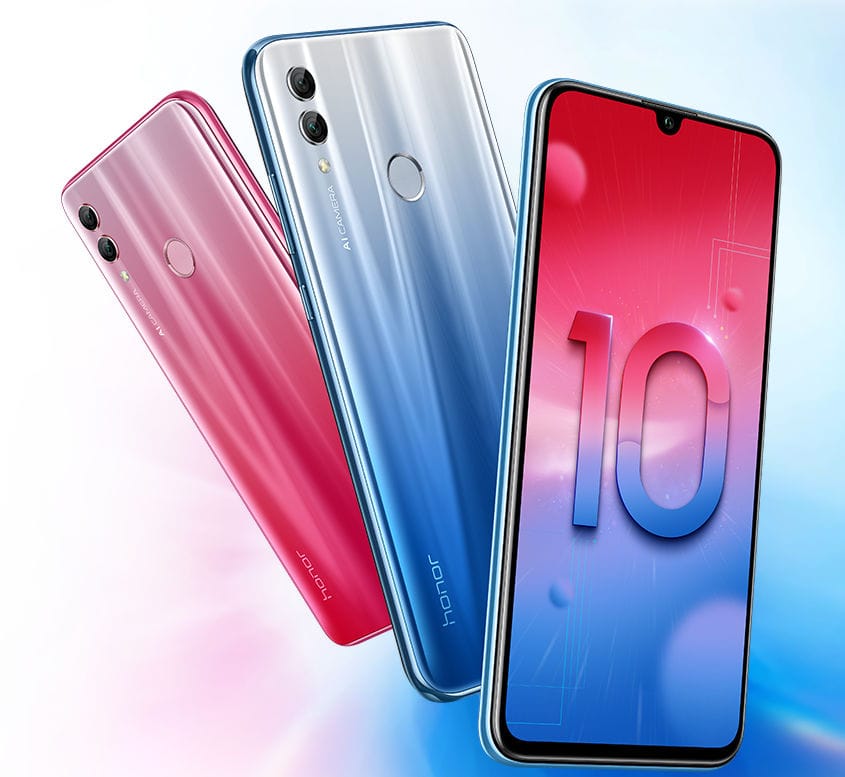 Honor anuncia el Huawei Honor 10 Lite en cuatro colores diferentes.