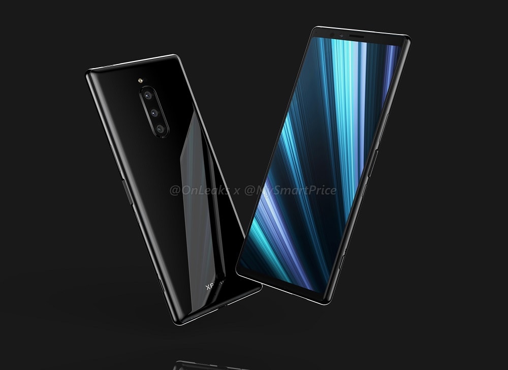 El Sony Xperia XZ4 se filtra en renders conceptuales con un aparente display de 6,5 pulgadas.