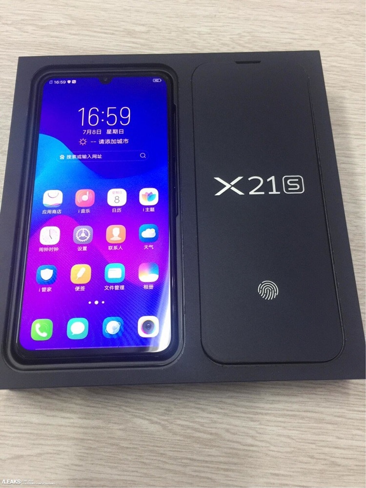 El Vivo X21s se filtra en fotos y características mostrándose en su empaque.