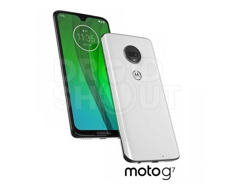 Renders que muestran el diseño de la serie Motorola Moto G7