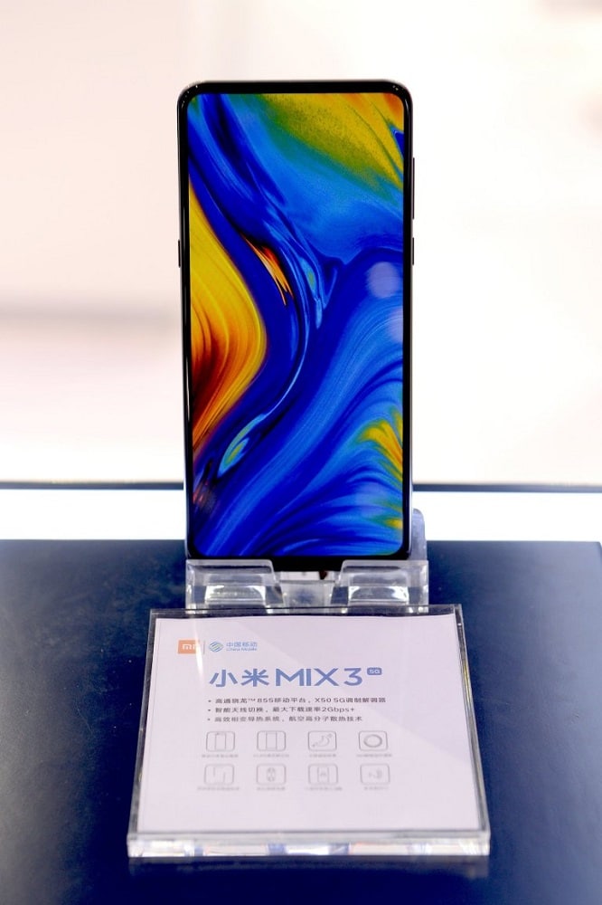 El Xiaomi Mi Mix 3 5G se lanzará con un chip Snapdragon 855 de módem X50.