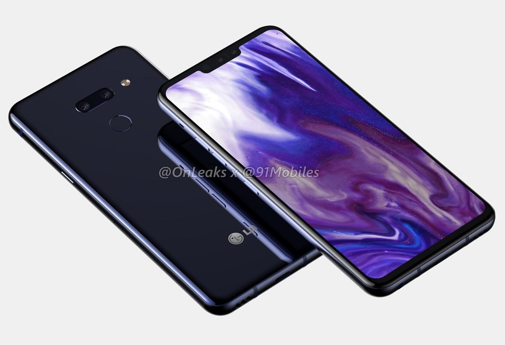 LG G8 aparece en renders formato CAD mostrándose desde todos sus ángulos.