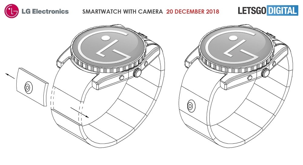 LG patenta un smartwatch con cámara y este sería uno de sus diseños.