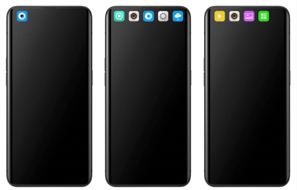 OPPO R19 tendría un display perforado y el ícono de la app de cámara estaría sobre la lente.