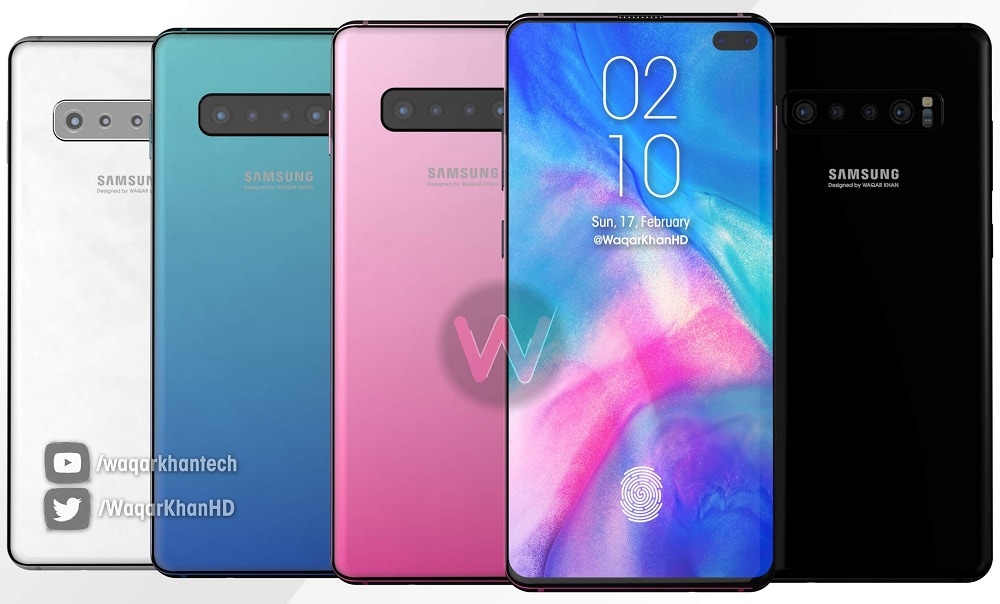 El Samsung Galaxy S10+ tendría seis cámaras: dos al frente y cuatro en su espalda.